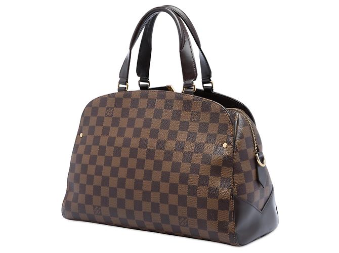 Borsa a tracolla bowling Louis Vuitton Kensington Damier Ebene marrone - vista 2