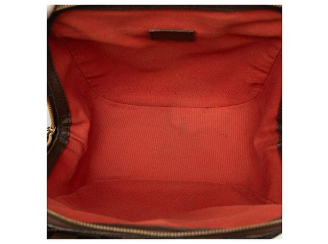 Borsa Louis Vuitton Damier Ebene Belem PM Marrone - vista 4