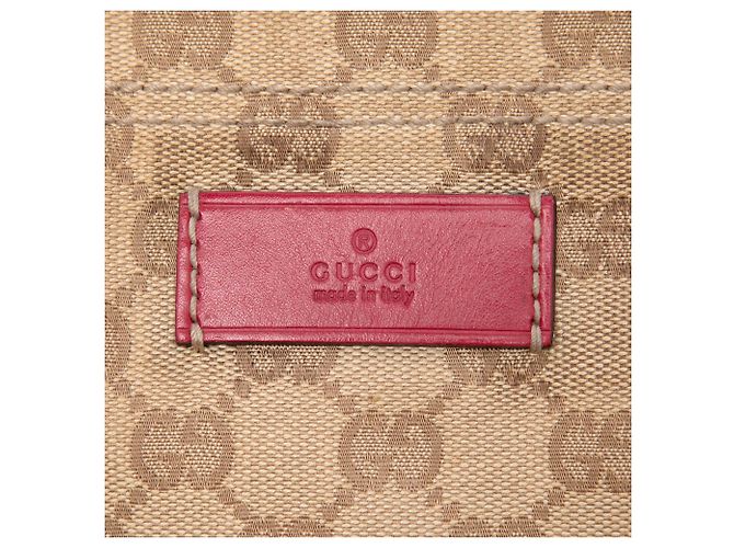 Tote Gucci GG Canvas Web rosso - vista 5