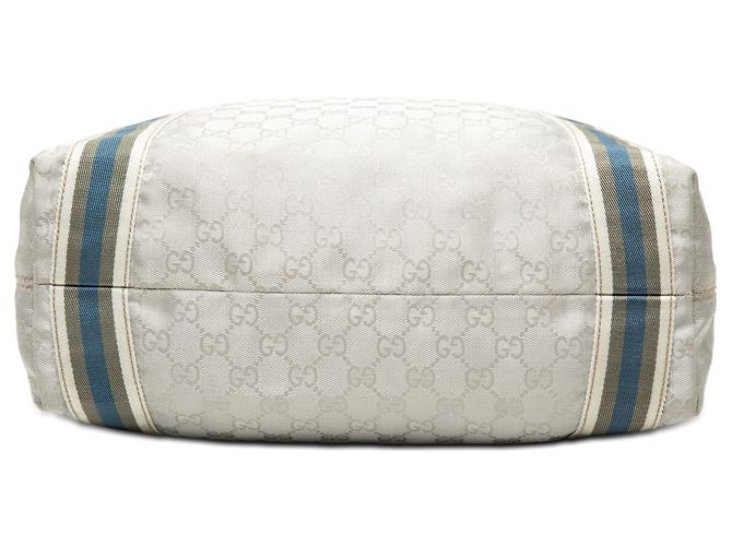 Tote GG Canvas Web grigio Gucci - vista 3