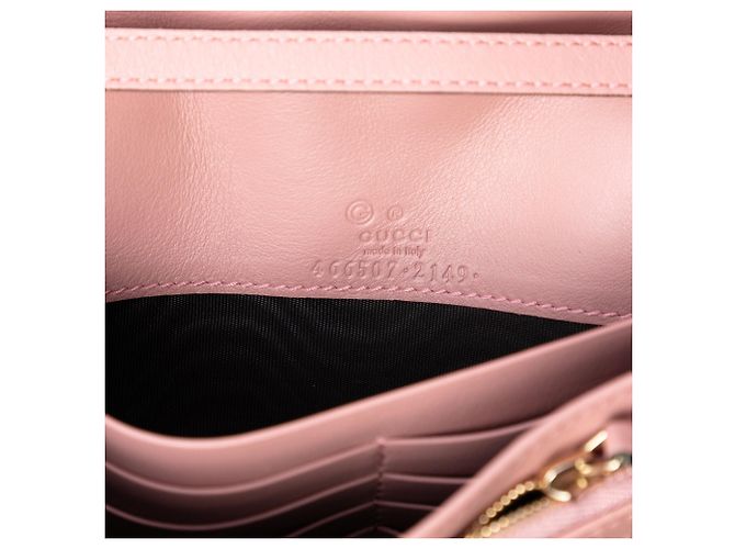 Borsa a tracolla Gucci Microguccissima Wallet on Strap Rosa - vista 5