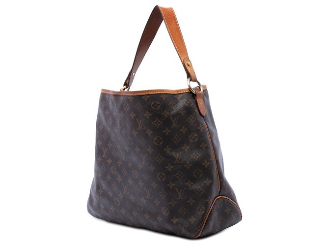 Borsa Hobo Louis Vuitton Monogram Delightful MM marrone - vista 2