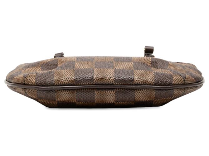 Pochette Manosque in Damier Ebene marrone Louis Vuitton - vista 3