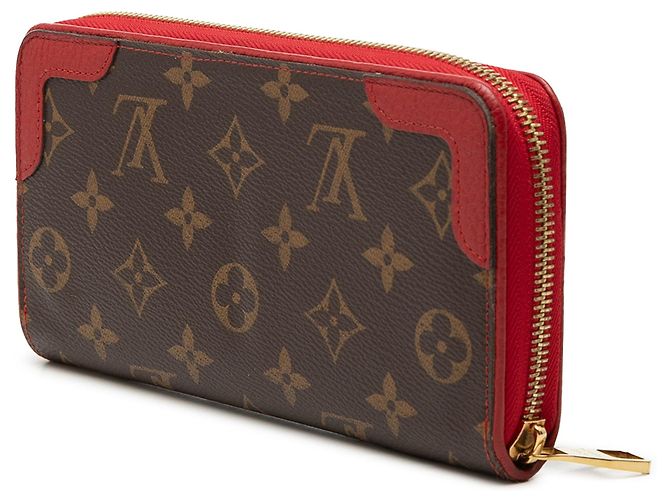 Cartera Zippy Monogram Retiro marrón Louis Vuitton Castaño - vista 2
