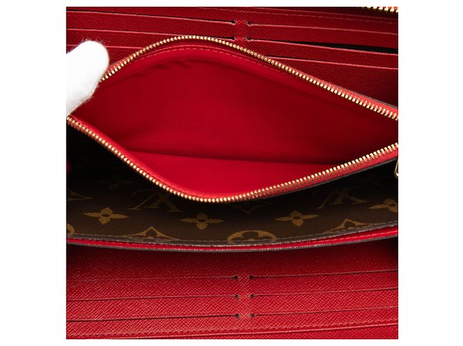 Cartera Zippy Monogram Retiro marrón Louis Vuitton Castaño - vista 4