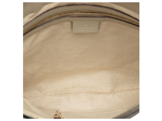 Borsa a tracolla Gucci GG Canvas Web Mayfair Beige - vista 4