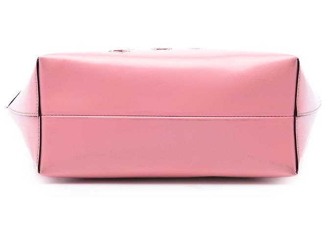 Borsa Tote Rainbow Cloud in pelle per bambini Gucci rosa - vista 3