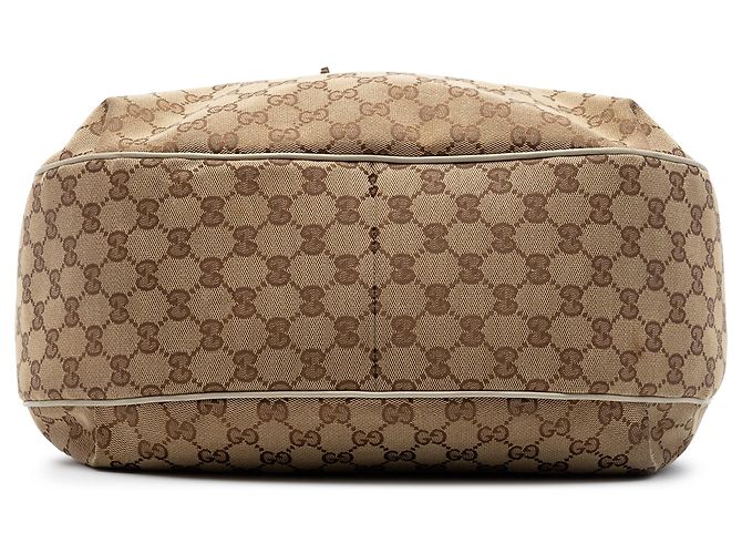 Borsa a tracolla Emily Medium GG Canvas Gucci Beige - vista 3