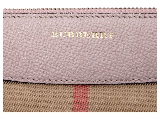 Borsa a tracolla Peyton in tela House Check beige Burberry - vista 5