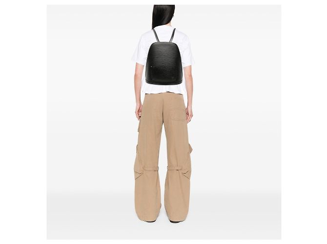 Zaino Louis Vuitton Epi Gobelins nero - vista 7