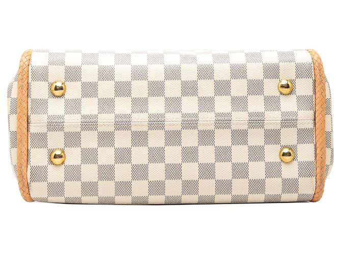 Borsa Tote Louis Vuitton Damier Azur Propriano Bianca Bianco - vista 3