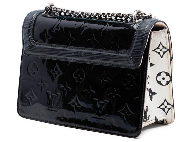 Borsa a tracolla Louis Vuitton Monogram Vernis Wynwood nera Nero - vista 2