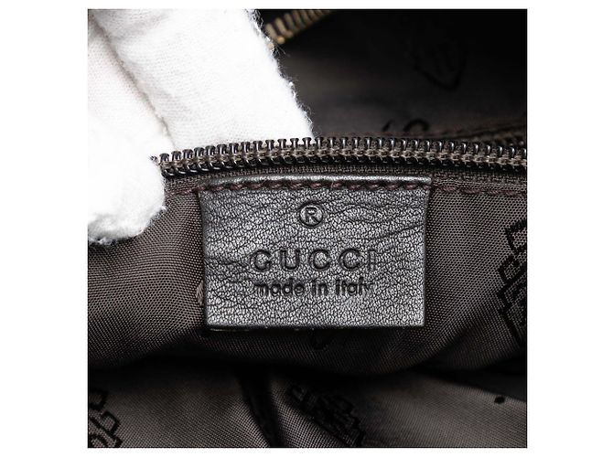 Borsa a tracolla Gucci Guccissima marrone - vista 5
