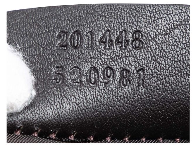 Borsa a tracolla Gucci Guccissima marrone - vista 6