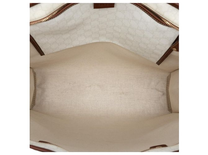 Tote Gucci GG Supreme Web bianco - vista 4