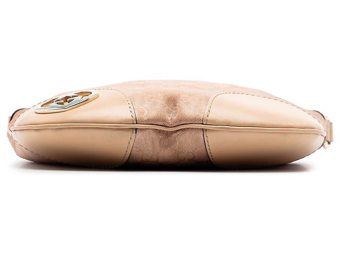 Borsa a tracolla Gucci GG Canvas Lovely marrone - vista 3