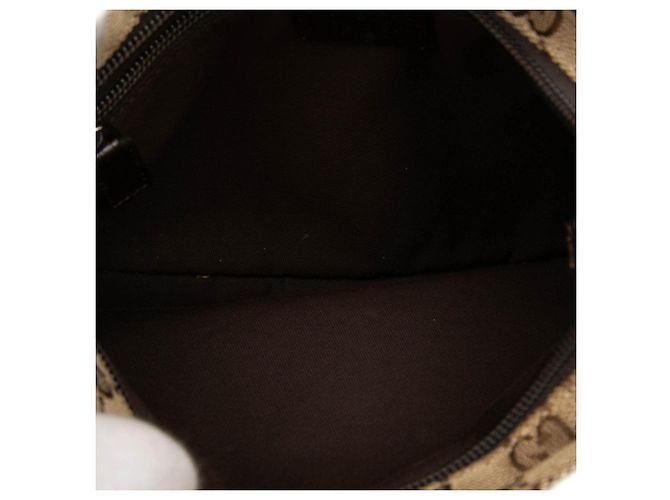 Borsa a tracolla Gucci GG Canvas Web beige - vista 4
