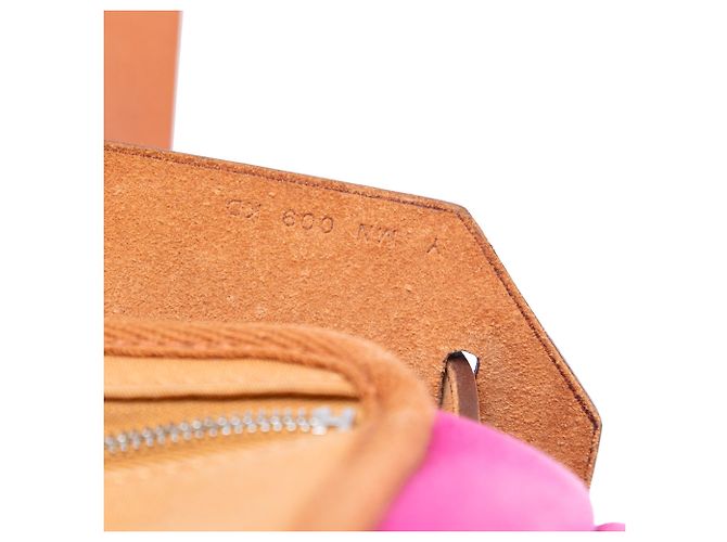 Borsa Hermès Toile Verso Herbag Zip 31 rosa - vista 6