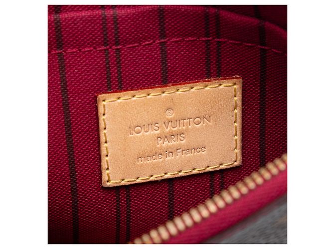 Pochette Louis Vuitton Monogram Neverfull PM marrone - vista 5