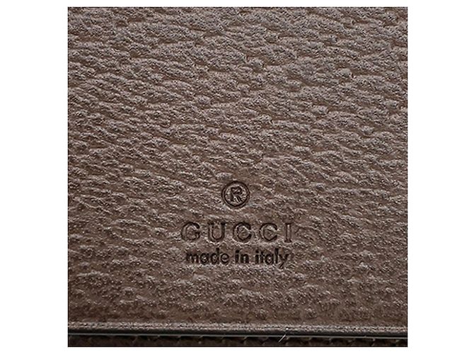 Beige Gucci GG Supreme Web Ophidia Key Case - view 5
