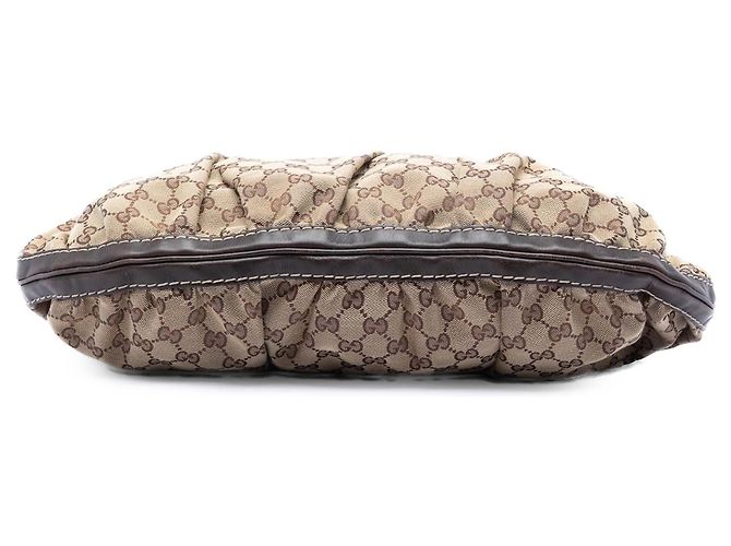 Borsa Hobo Gucci Large GG Canvas Dialux Queen Beige - vista 3