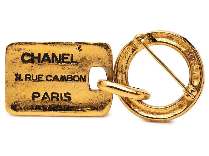 Spilla Chanel Rue Cambon placcata in oro D'oro - vista 2