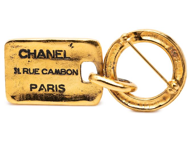 Spilla Chanel Rue Cambon placcata in oro D'oro - vista 3