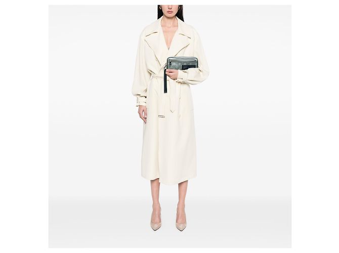 Clutch Louis Vuitton Monogram Satellite Alpha Grigio - vista 6