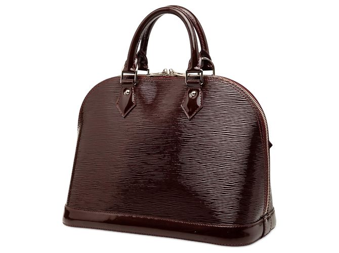 Borsa Louis Vuitton Electric Epi Alma PM Viola Porpora - vista 2