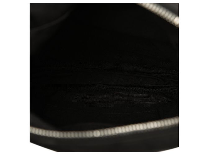 Sac bandoulière Rivington en toile noir Saint Laurent - vue 4