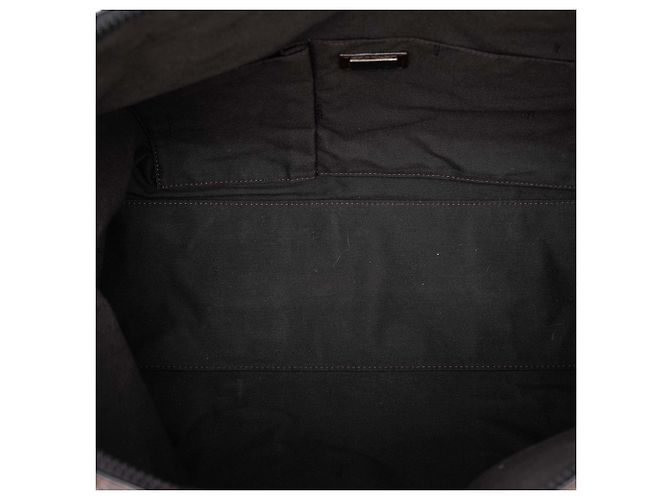 Tote Fendi Large Zucca Coated Canvas B Mix Nero - vista 4