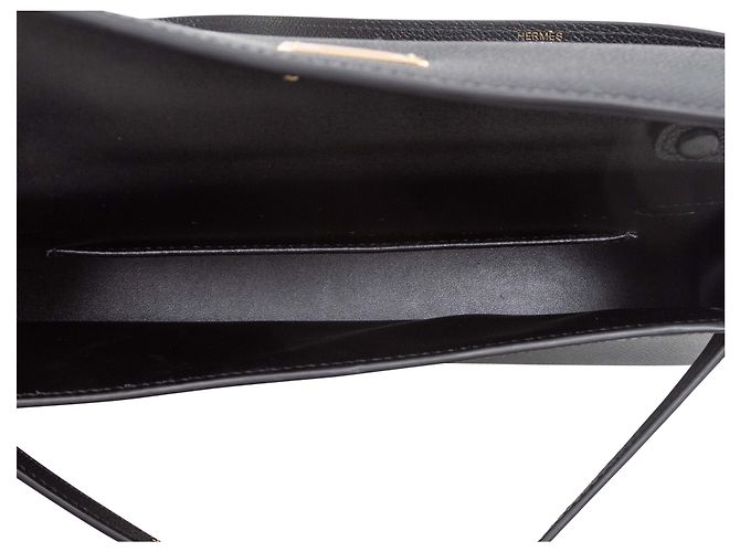 Hermès Borsa a tracolla Hermes Kelly Elan Nera Nero - vista 5