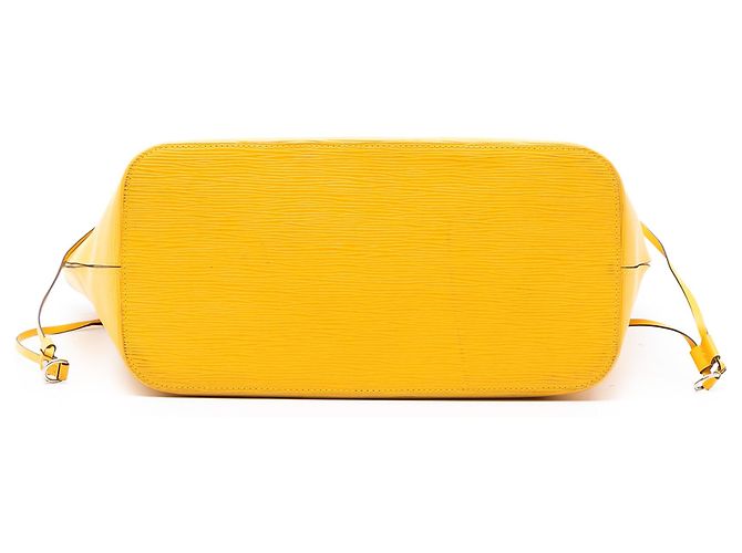 Borsa Tote Louis Vuitton Epi Neverfull MM gialla Giallo - vista 3