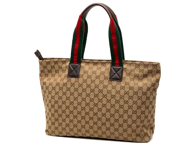 Tote in tela GG Canvas marrone Gucci - vista 2