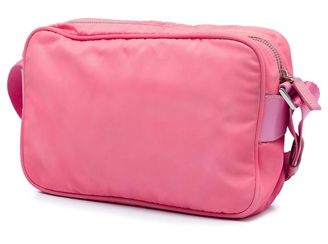 Borsa Camera Prada Tessuto Rosa - vista 2