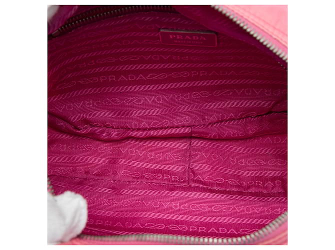 Borsa Camera Prada Tessuto Rosa - vista 4