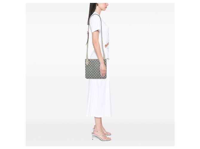 Borsa a tracolla Gucci GG Supreme beige - vista 6