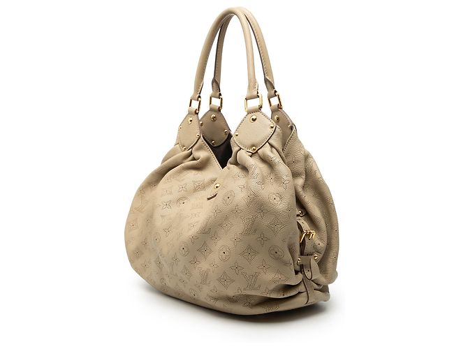 Borsa Hobo Louis Vuitton Monogram Mahina L marrone - vista 2
