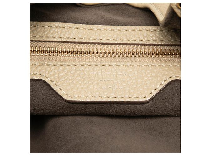 Borsa Hobo Louis Vuitton Monogram Mahina L marrone - vista 5