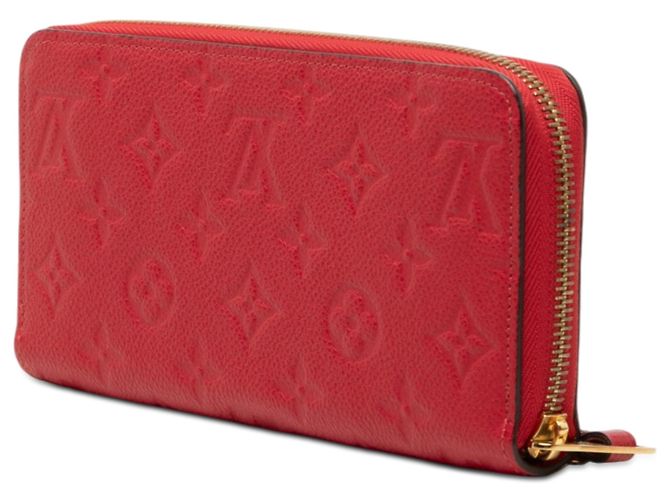 Roter Louis Vuitton Monogram Empreinte Zippy Long Wallet - Ansicht 2