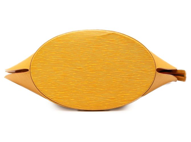 Borsa a tracolla Louis Vuitton Epi Saint Jacques PM gialla con tracolla lunga Giallo - vista 3