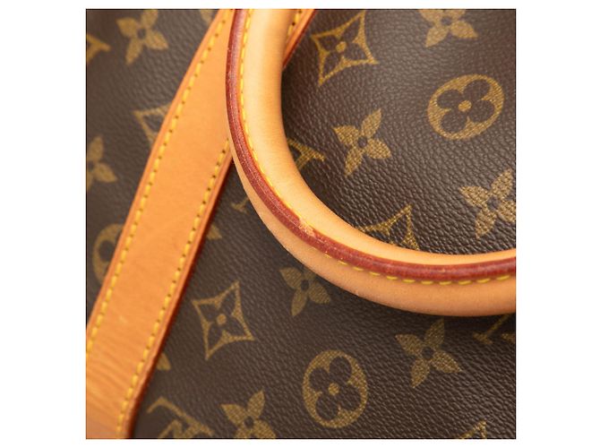 Borsa da viaggio Louis Vuitton Monogram Keepall Bandouliere 50 Marrone - vista 8