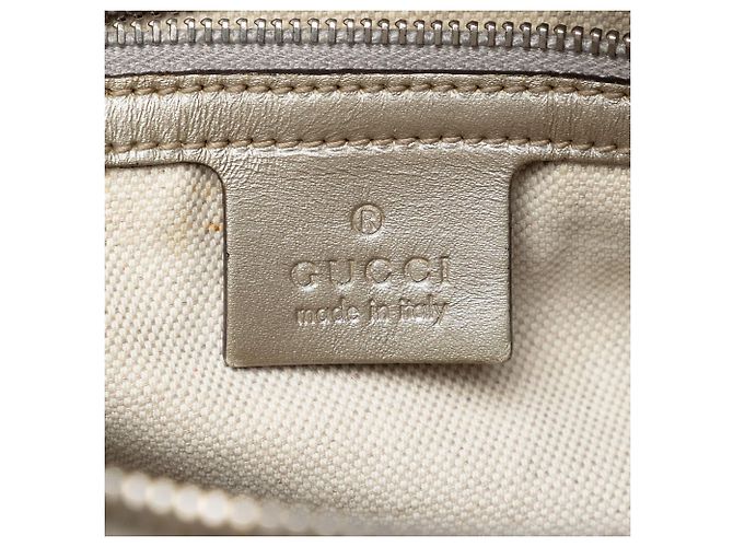 Borsa Boston Gucci Medium GG Imprime Argento - vista 5
