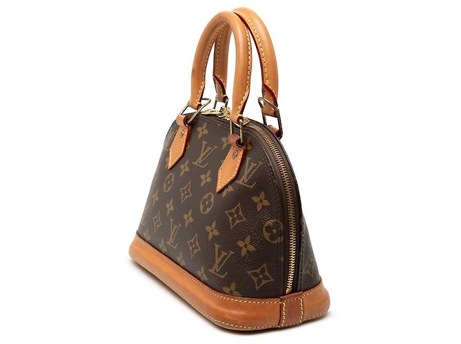 Borsa Louis Vuitton Monogram Alma BB marrone - vista 2