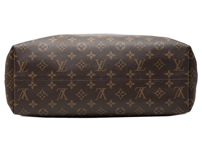 Borsa a Spalla Louis Vuitton Monogram Graceful MM Marrone - vista 3