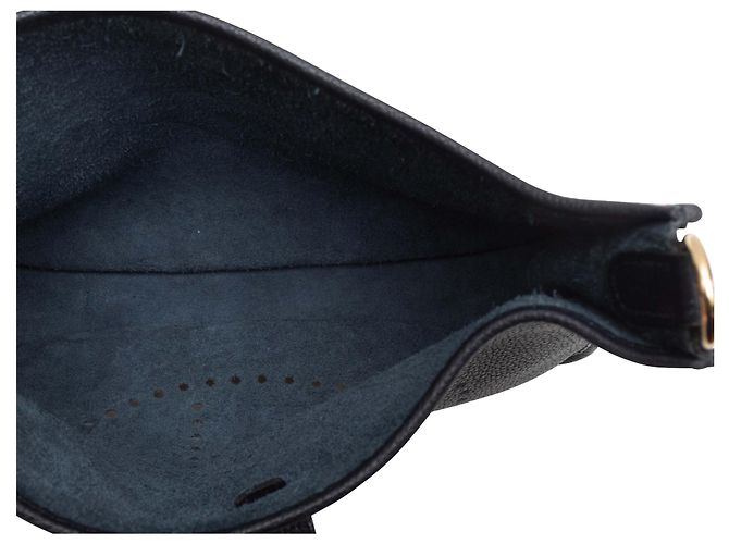 Hermès Clemence Tasche Schwarz - Ansicht 5