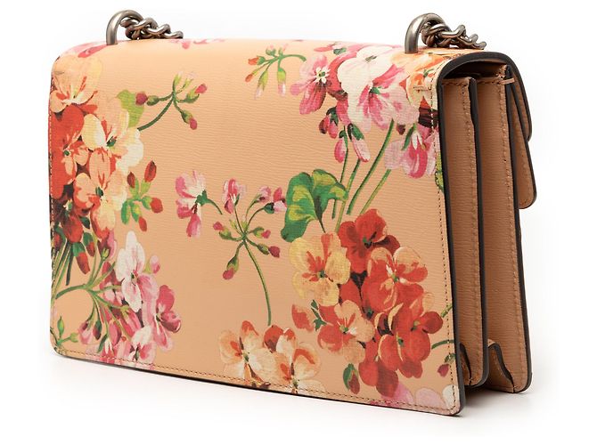 Gucci Medium Leather Blooms Dionysus Umhängetasche und Schultertasche orange - Ansicht 2
