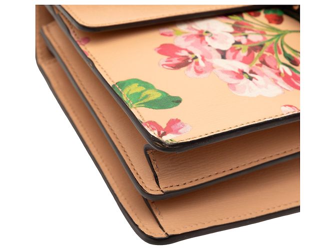 Gucci Medium Leather Blooms Dionysus Umhängetasche und Schultertasche orange - Ansicht 8
