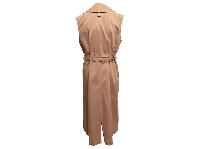 Tan Plan C Layered Trench-Weste & Jacken-Set Größe IT 40 Kamel - Ansicht 15
