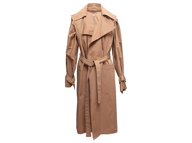 Tan Plan C Layered Trench-Weste & Jacken-Set Größe IT 40 Kamel - Ansicht 2